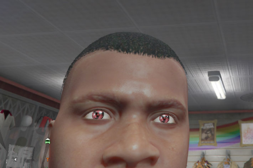 Franklin Mangekyou Sharingan Eyes